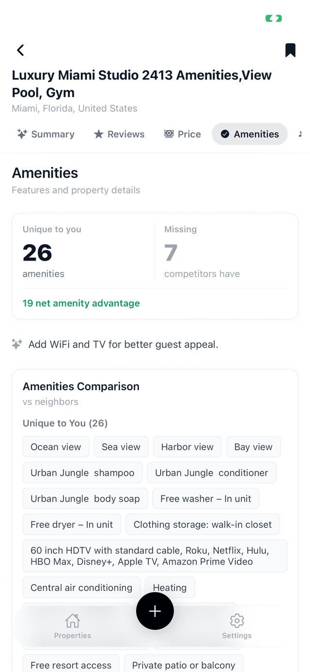 Amenities